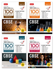 100 Percent NCERT and CBSE Physics, Chemistry, Mathematics and English (Combo) Class 11 By MTG Learning