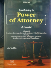 Whytes & Co's Law Relating To Power of Attorney - Book By Biswas