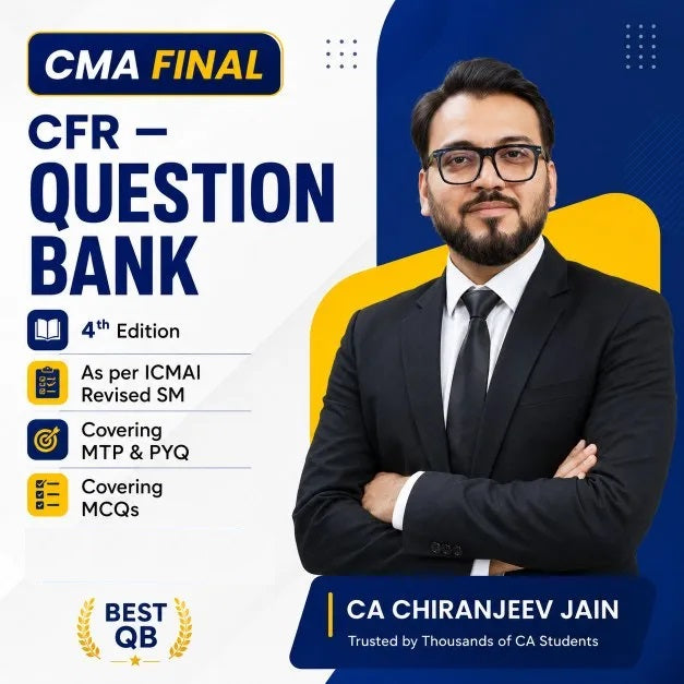 CMA Final Corporate Financial Reporting Question Bank - Book by CA Chiranjeev Jain