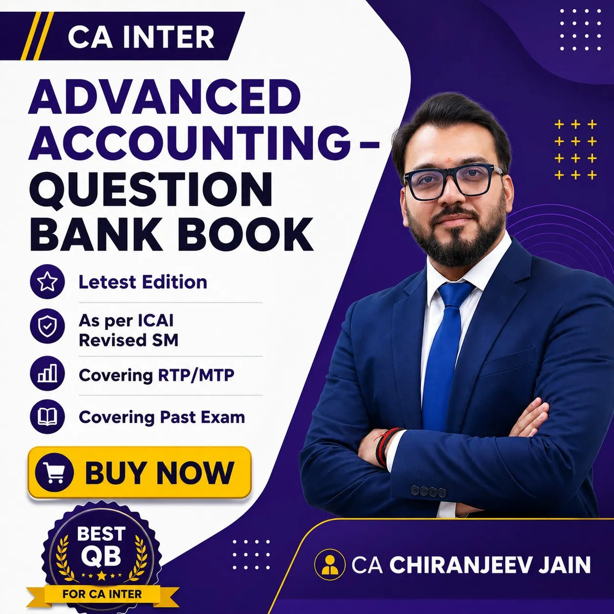 CA Inter Advanced Accounting Question Bank - Book by CA Chiranjeev Jain