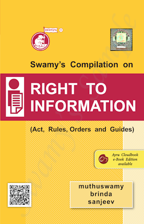 Right To Information Book By Swamy Publishers