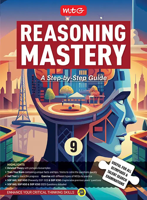 Class-9 Reasoning Mastery Step-by-Step Guide - Book By MTG Learning