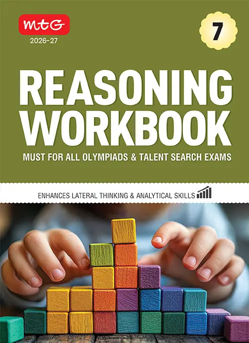 Class 7 Reasoning Workbook For All Olympiad and Talent Search Exam - Book By MTG Learning