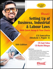 Bharat’s Setting Up of Business, Industrial & Labour Laws book for CS Executive (2022 Syllabus) by CS Amit Vohra, CS Rachit Dhingra
