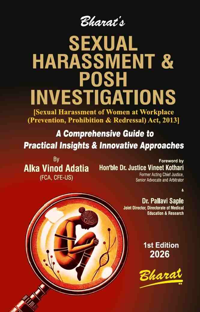 Bharat's Sexual Harassment & POSH Investigations book by Alka Vinod Adatia