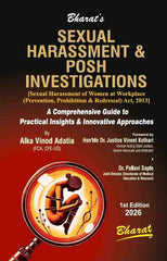 Bharat's Sexual Harassment & POSH Investigations book by Alka Vinod Adatia