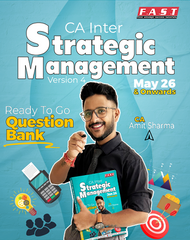 CA Inter Strategic Management Handwritten Concept Book and Question Bank Book by CA Amit Sharma