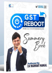 CA Inter GST Reboot Summary Book by CA Yashvant Mangal