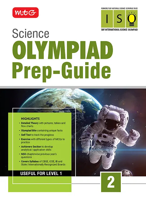 Class 2 Olympiad Prep-Guide (OPG) Science (ISO) – Detailed Theory, Self Test For SOF - Book by MTG Learning
