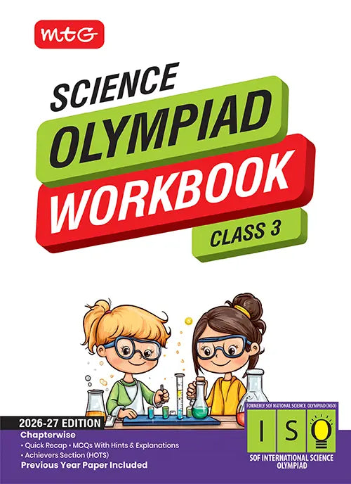 Class 3 International Science Olympiad (ISO) Workbook by MTG Learning
