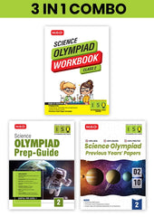 Class 2 International Science Olympiad (ISO) Workbook, Prep-Guide and Previous Years Papers (PYQs) with Mock Test Paper – SOF Olympiad Books (3 IN 1 COMBO) By MTG Learning