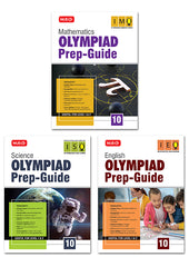 Class-10 Olympiad Prep-Guide Mathematics, Science and English (OPG Combo Pack) For SOF Exam - Books By MTG Learning
