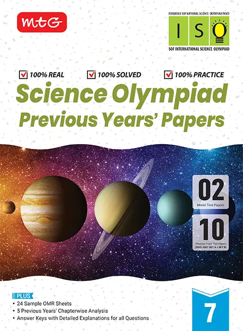 ISO Class-7 Olympiad Previous Years Papers (PYP) Science with Sample O ...
