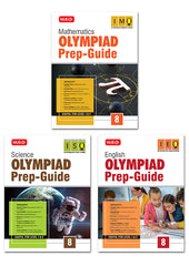 Class-8 Olympiad Prep-Guide Mathematics, Science and English (OPG Combo Pack) For SOF - Books By MTG Learning