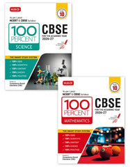 100 Percent NCERT and CBSE Science and Mathematics Class 10 (Combo) By MTG Learning