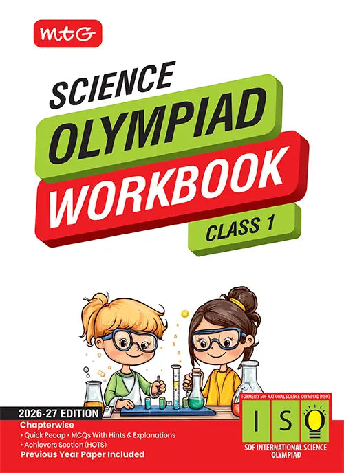 International Science Olympiad (NSO) Workbook for Class 1 book by MTG Learning