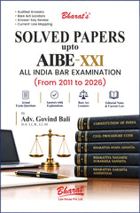 Solved Papers upto AIBE - XXI (From 2011 to 2026) - Book By Bharat Law House