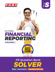 CA Final FR Solver QA (Set of 2 Volumes) with PODs by CA Sarthak Jain