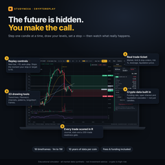 StudyNexa CryptoReplay – Crypto Chart Replay Simulator, Paper Trading & Technical Analysis Training with 4 Premium Bonuses