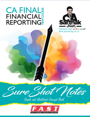 CA Final FR SureShot Notes (Concept Book) by CA Sarthak Jain