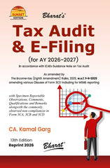 BHARAT’s TAX AUDIT & E-FILING book by CA Kamal Garg