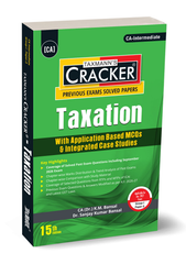 Taxmann's CA Inter Taxation (Tax) Cracker - Book By K.M. Bansal, Sanjay Kumar Bansal