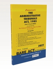 Commercial's The Administrative Tribunals Act, 1985 - Bare Act Book