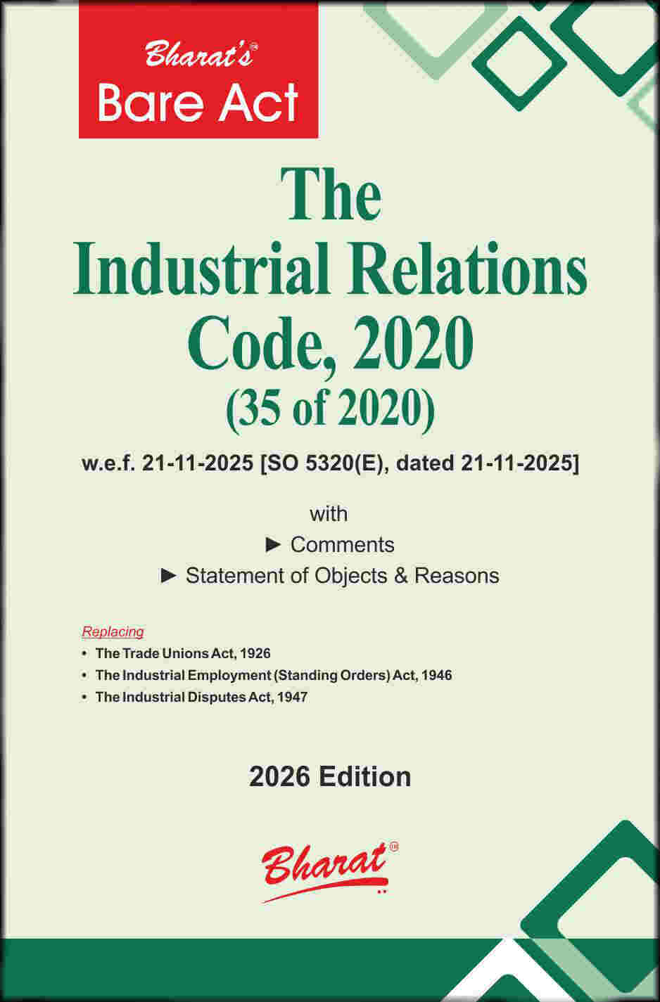 Bharat's The Industrial Relations Code, 2020 (35 of 2020)