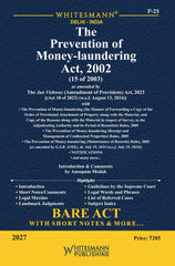 Whitesmann's The Prevention of Money-Laundering Act, 2002 Bare Act - Book