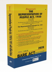 Commercial's The Representation of People Act, 1950 - Bare Act book