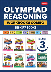 Class 3 ISO-IMO-IEO-ICSO-IGKO-ISSO Olympiad Workbook and Reasoning Book Combo (Set of 7 Books) By MTG Learning