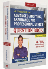 Commercial's A Handbook on Advanced Auditing, Assurance and Professional Ethics (Question Book) for CA Final by CA Abhishek Bansal