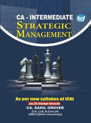 CA Inter Strategic Management (Regular) Book by CA Sahil Grover