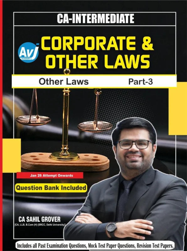 CA Inter Other Laws (Regular) Book by CA Sahil Grover