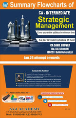 CA Inter Strategic Management (Revision Flow Charts) Book by CA Sahil Grover