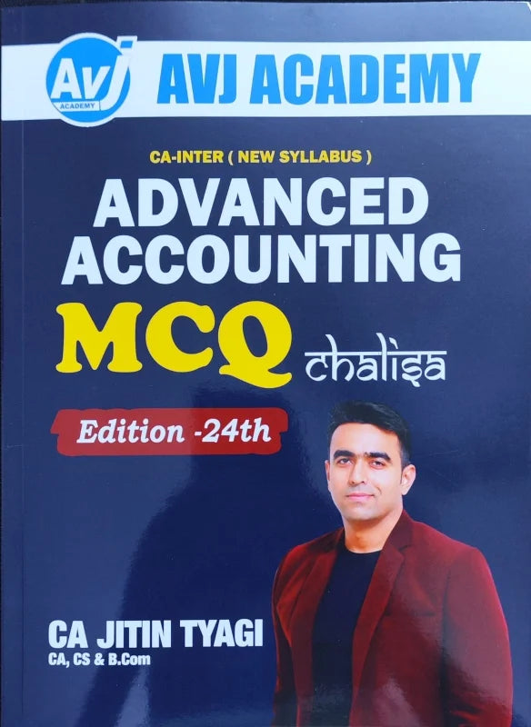 CA Inter Advanced Accounting MCQ Book by CA Jitin Tyagi