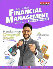 CA Inter Financial Management Handwritten book by CA Amit Sharma