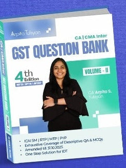 CA Inter Goods & Service Tax (IDT) (Set of 2 Volumes) Book by CA Arpita Tulsyan