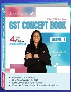 CA Inter Indirect Tax Laws (GST) (Content) Book by CA Arpita Tulsyan