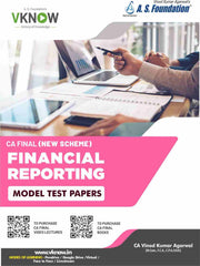 CA Final Financial Reporting Model Test Paper Book by CA Vinod Kumar Agarwal