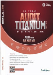 CA Final (2023 Scheme) Audit Titanium Book by CA Ravi Taori