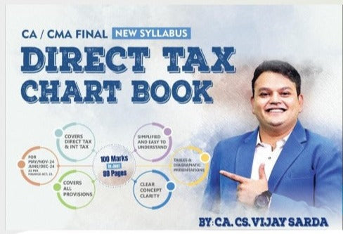 CA Final (2023 Scheme) Direct Tax (Charts) Book by CA Vijay Sarda