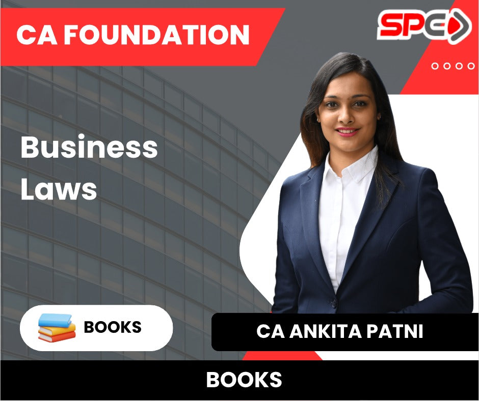 CA Foundation Business Laws Books by CA Ankita Patni