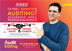 CA Final Audit Full book set (Including Drone Charts) by CA Sarthak Jain