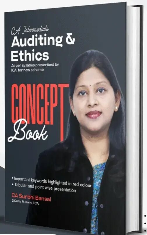 CA Inter Auditing and Ethics Concept Book by CA Surbhi Bansal