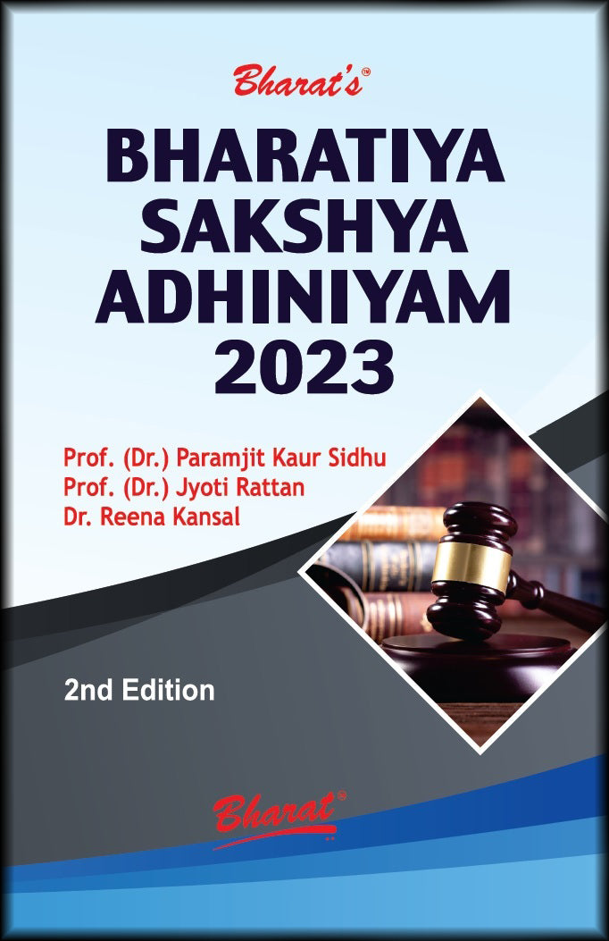 Bharat's Bharatiya Sakshya Adhiniyam 2023 - Book