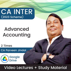 CA Inter (2023 Scheme) Advanced Accounting Video Lectures by CA Parveen Jindal (Google Drive, 2 Times)