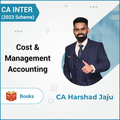 CA Inter (2023 Scheme) Cost & Management Accounting Books Set by CA Harshad Jaju