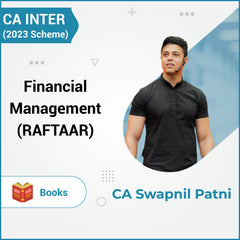 CA Inter (2023 Scheme) Financial Management RAFTAAR Books Set by CA Swapnil Patni