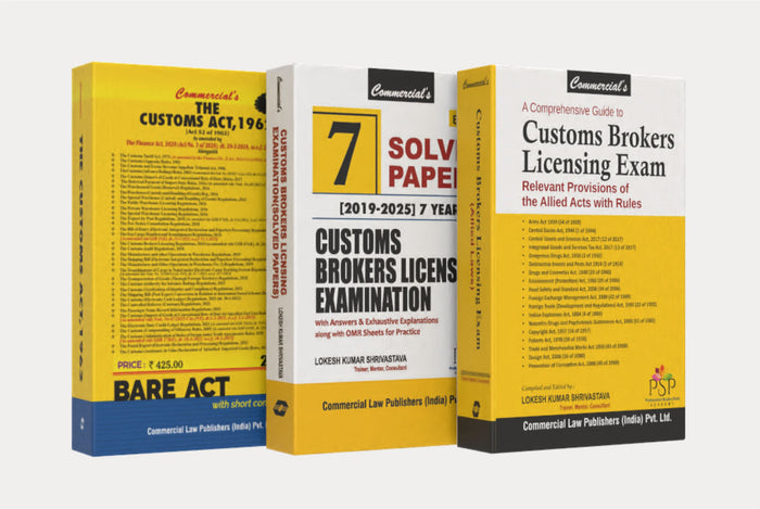 Commercial's Exclusive Combo Pack to Crack CUSTOM BROKERS LICENSING EXAM